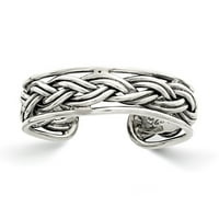 Bijeli prsten od srebrnog prstenasternog prstena