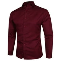 Vrhovi bluze za muškarčev novi stil moda čista majica dugih rukava modna udobna bluza