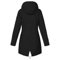 Jakne džemper žene Čvrsta kišna jakna na otvorenom plus veličina vodootporni kaputić sa kapuljačom