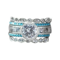 Bacc pribor Diamond prsten za žene Modni nakit Popularni dodaci Prstenje srebrne 7
