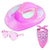 kaubojskih šešira za djevojke kaubojne hake sa naočalama za srce Bandana