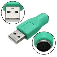Deyuer Cool Green USB muški do ps ženski prevozni adapter za tipkovnicu, 1