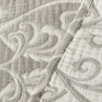 FLXXIE Slojevi Pamučni muslinski krevet pokrivač, ultra mekani prozračiva za cijelu sezonu, Paisley,