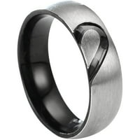 Do 65% OFF AMLBB nakit za ženske prstenove modne polovine breskve Par prsten u obliku srca modni zaljubljeni