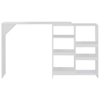Fyydes bar stol s pokretnom polica bijela 54.3 x15.4 x43.3
