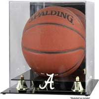 Alabama Crimson Plim Golden Classic Logo Košarka za prikaz košarka sa ogledalom natrag