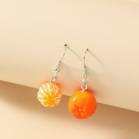 Parovi naranči u obliku naušnice dame lijepe naušnice modne ukrase nakita