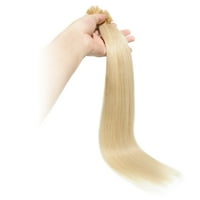 U tip ekstenzije za kosu Prevezene fuzijske fluzije Remy Human Hair U-Tip nakip nakipkog nakipke