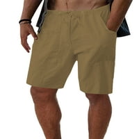 Bomotoo muškarci sa džepovima Ljetne kratke hlače Čvrsta boja obične mini pantalone Workout Lounge Mid