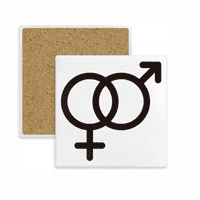 Razlika u rodnoj ravnopravnosti muškaraca Žene Rainbow Coaster Cup Mat krig nosač držač za izolaciju