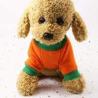 Sretan datum kućnog ljubimca pas Halloween majica za glavu bundeve za male pse, male, duboke zelene