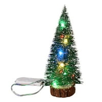 Orchip Božićni LED lagani borov jedno drveni drveni drveni svijetli, 08