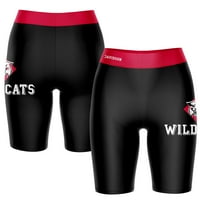 Ženska crna Crvena Davidson Wildcats Plus Size Logo Bike Hotsa