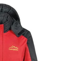 Muška planinska vodootporna skijaška jakna Vjetrootporna kišna jakna Zimski topli snježni kaput s preklopnim
