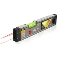 2-in-laser razina razina sa svjetlom, 100ft linija za poravnavanje i 30ft niveliziranje, magnetski laserski