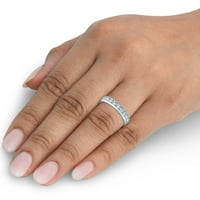Pompeii Platinum 1CT kanal set Diamond Wedding Ring