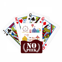 Objekti za zabavni park Šareni uzorak Peek Poker igračka karta Privatna igra