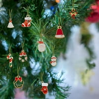 Božićni mini ukrasi Mali smolni božićni ukrasi Mini božićne stablo ukrasi pokloni