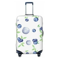 Poliesterski elastični poklopac prtljage, akvarel borovnica uzorak putni kofer za zaštitu od prašine
