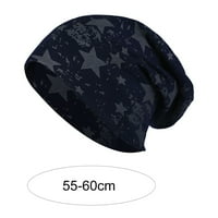 Beanie Hat Pet-okad Star Print Dvostruki slojevi Tanki rastezljivi prozračivo Držite toplo udobnu proljeću