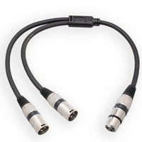 3Pin XLR žensko za dvostruki XLR muški patch y kabel uravnoteženi kabl za razdjelnici mikrofona