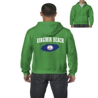 - Muška dukserica Pulover sa punim zimom - Virginia Beach