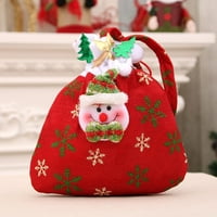 Božićne torbe za lutke Trodimenzionalna lutka bombona božićna poklon tota torba yutnsbel
