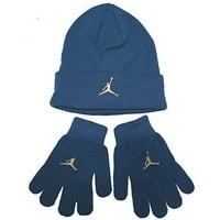 Nike Air Jordan Boys Winter Hat Beanie Cap rukavice postavljena plava siva 8 20