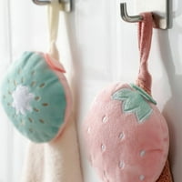 Slatki ručnici za crtane ruke za kupaonicu upijaju se kuhinjski krpa za sušenje ručnika sa konopcem
