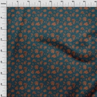 Onuone Rayon Royal Plava tkanina cvjetna i šivaća tkanina od dvorišta od tiskane diy odjeće šiva široko