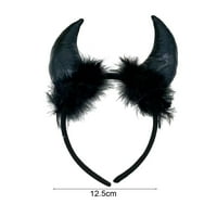 Zruodwans Halloween Dodatna oprema za kosu za glavu pauk Web dekor čipkasti u boji BIT Black Antiklizački