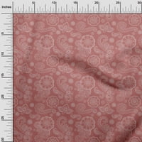 Onuone pamuk poplin ružičasta tkanina azijska paisley quilling zalihe ispisa šivaće tkanine sa dvorištem