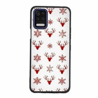 Božićni Xmas-telefon za LG Q za žene Muška Pokloni, Mekani silikonski stil otporan na udarce - Božić-Xmas