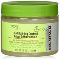 Curl Definiranje krema - stiling gel W shea maslac, prirodni med, bademovo ulje - glatke vlažne kose