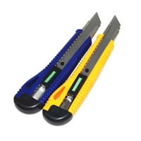 FixTureDisplays® uvlačivi plastični komunalni nož BO rezač plastični sigurnosni rezač, miješana boja,