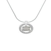 Delight nakit Silvertone bubanj srebrna klasa zvonaste ogrlice, 18