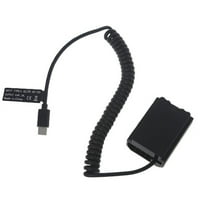 Sigurnost NP-FZ Dummy baterija USB-C TIP-C Koupler Adapter opružni kabl za napajanje