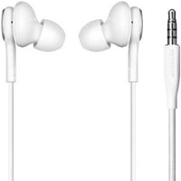 Premium White ožičene slušalice u ušima u ušima sa linijskim daljinskim i mikrofonom kompatibilni sa