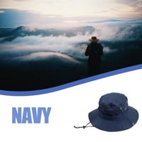 Sun Hat Široko Boonie Hat Unise Top Bucket HATS Vojna plaža Solidna kašika na otvorenom