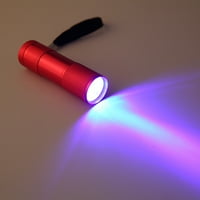 Ahoushin 9LED UV prijenosni svjetiljki ljubičasta svjetlost Anti-skid 395nm pozadinsko osvjetljenje