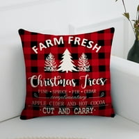Pričavni jastuk za oči Nevidljivi sakupljanje patentnih zatvarača FLA Exquisite Ispiši božićni jastučnica