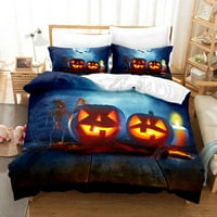 Kreveti set Halloweencover Posteljina setovira za zaštitu od bundeve, pokrivač Halloween prekrivača