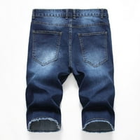 Yievet Jeans Hotcsus za muškarce Ljesto zazor novog tiskanog patentnog zatvarača elastične tanke casual