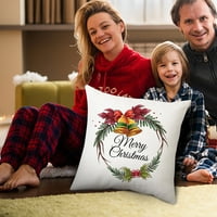 SkPabo božićni jastuk, jedan božićni jastučnica, božićni na otvoreni ukras za odmor na kauč na razvlačenje