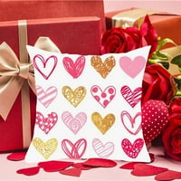 Outfmvch Valentines Deckor Sretan dekoracija zaljubljenih dekoracija dekorativnog bacanja jastuk za