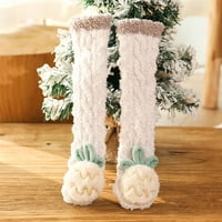 Čarape za ženske dječje čarape jesen zima slatka crtana životinjsko voće kuhala zadebljane koraljne