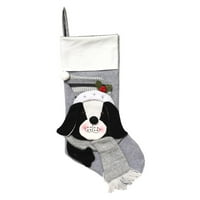 Koaiezne mačke i psi i pingvini božićne čarape 3D držač za kućne ljubimce ukrase poklon torbe za ukras