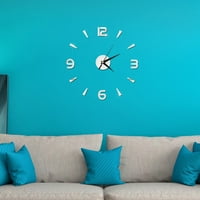 3D DIY zidni sat moderni akrilni arapski numerički zidni sat za kućnu dnevnu sobu Dekoracija spavaće