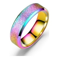 Miyuaadkai prstenovi nehrđajući veličine nakit nakita čelika Čelik GEOMETRNS prstenaste prsten za žene