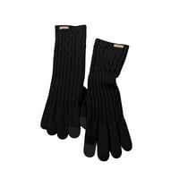 FABIURT Ženske rukavice zimske lingge dugačke ručne narukvice tkane rukavice za ekranu za žene za žene,
